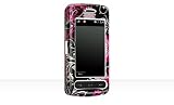 LG Vu CU920 CU915 Pink Butterfly Design Snap-On Case Cover with Removable Swivel Belt Clip