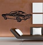 DODGE CHALLENGER RT 1971 CAR WALL ART STICKER DECAL MURAL VINYL D2303