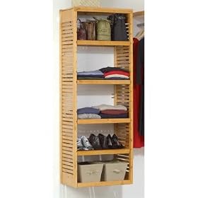 John Louis Home JLH-610 Deluxe Stand Alone Tower, Honey Maple