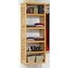 John Louis Home JLH-610 Deluxe Stand Alone Tower, Honey Maple