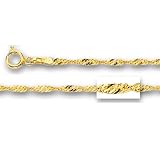 14K Yellow Gold Singapore Chain (1.7mm)