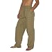 Mens Roots Plaid Knit Thermal Sleepwear Lounging Pajama Pants - Green