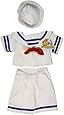Sailor Boy w/Hat Outfit Teddy Bear Clothes Fit 14" - 18" Build-A-Bear, Vermont Teddy Bears, and Make Your Own Stuffed Animals