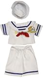 Sailor Boy w/Hat Outfit Teddy Bear Clothes Fit 14" - 18" Build-A-Bear, Vermont Teddy Bears, and Make Your Own Stuffed Animals