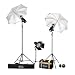 Photo : 3 Light 450w/s Flash Light Kit with Umbrellas
