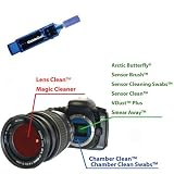 Cheap Visible Dust Self-Cleaning & Self-Charging Spinning Device for 20mm Sensor Brush, (Blue Adapter).