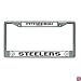 NFL Pittsburgh Steelers Chrome Licensed Plate Frame