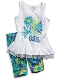 GUESS Kids Girls Little Girl Tank Set with Floral-Print B