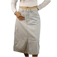 Womens Calvin Klein Jeans denim skirt. 100% authentic CK denim featuring a light vintage wash seams down the front and back, a crosshatch weave on front, two back patch pocket with a leather badge on waistband. Great casual designer skirt to go with various styles.