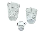Buchsteiner Messbecher-Set, 3-teilig