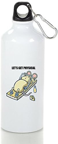 EdRla LET'S GET PHYSICAL Custom Sports Water Bottle 400 Ml 500 Ml 600 Ml