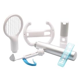 6-In-1 Sports Kit (Baseball/Golf/Tennis) for Wii