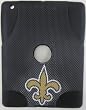 Black Gold White Fleur De Lis w/Black Inner Box for iPad 2 Hard Protective Case