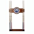 NHL Edmonton Oilers 2 piece Wood and Mirror Wall Cue Rack