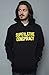WeSC The SC Hooded Sweatshirt in Black hood ,Sweatshirts for Men
