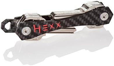 HEXX Smart Key Organizer Carbon Fiber Key Holder 1-16 Keys Assembled In The USA (Extended)