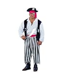 Adult Pirate Man Costume Plus Size (42-50)