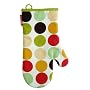 Typhoon Natural Dot Single Cotton Oven Glove Magnetic Tab