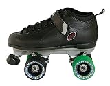 Sure-Grip Boxer Cosmic Black Boot - Orange Wheels