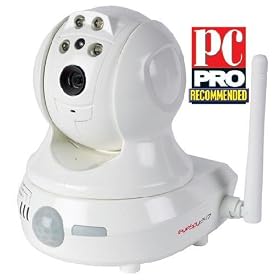 EyeSpy247PTZ Pan, Tilt & Zoom Wireless IP Security Camera With Colour Night Vision Plus Auto Set-up System & Free NVR Software