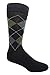 Men's Designer Argyle Cotton Crew Socks (2 Pairs)