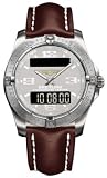 NEW BREITLING AEROSPACE MENS SOLID WHITE GOLD WATCH J7936211/G606