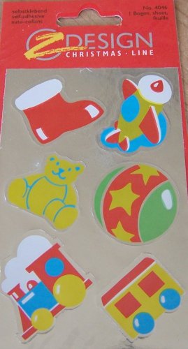 ZWECKFORM 4046 Z-Design- Motivaufkleber: Weihnachtsmotive; selbstklebend