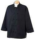 Dickies Chef - 7.5 oz. Economy Chef Coat with Knot Buttons. C070304