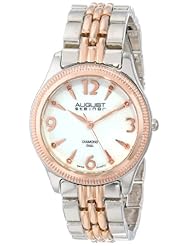 August Steiner Womens AS8089TTR Analog Display Swiss Quartz Two Tone Watch