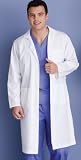 Dickies 43 Men's Twill Lab Coat (Sizes 36-52).