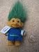 Russ Berrie..... Seahawk Troll, with Green Hair