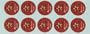 Phiten MLB Authentic Titanium Discs, Houston Astros, 10 Discs