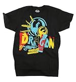 Dragon H8 Grafik Content Men's T-Shirt - Large - Black