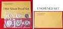 1964-P Silver Proof Set with Silver Kennedy Half Dollar-Original Unopened Set