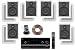Sony HD Digital Cinematic Sound 770 Watts 7.1 Channel 3D A/V Receiver with iPhone & iPod Dock + Yamaha Natural Sound Custom Install In-Wall 3-Way 150 watts Speaker (Set of 6) with a 1" Swivel Titanium Dome Tweeter, 1-5/8" Swivel Aluminum Dome Midrange Driver & 6.5" Kevlar Cone Woofer + 100ft 16 AWG Speaker Wire