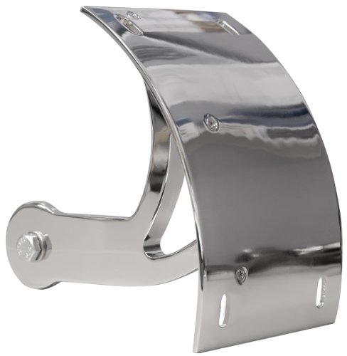 Yana Shiki CYS2549055 Chrome License Plate Frame Swing Arm Mount Tag Bracket for Suzuki Boulevard M109R