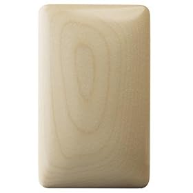 Anigmo W001 Smooth European Maple Wood Plate, Light Sand by Anigmo