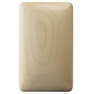 Anigmo W001 Smooth European Maple Wood Plate, Light Sand by Anigmo
