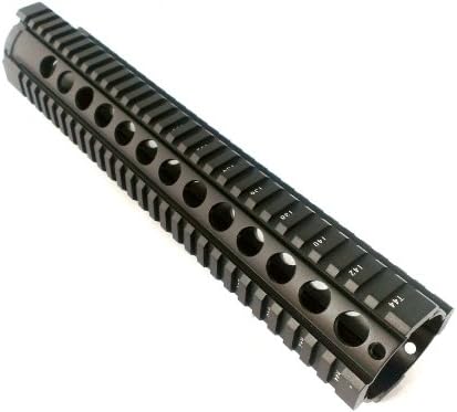 Ade Advanced Optics Rifle Length Aluminum Accessory Mount for Lasers Flashlights Optics Scopes Sights Bipods Free Float, 12-Inch, Black