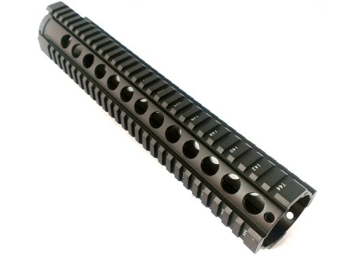 Ade Advanced Optics Rifle Length Aluminum Accessory Mount for Lasers Flashlights Optics Scopes Sights Bipods Free Float, 12-Inch, Black