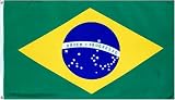 Brazil National Country Flag: 3x5ft poly