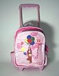 Curious George Pink Child's Back Pack with Wheels