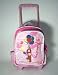 Curious George Pink Child's Back Pack with Wheels