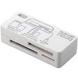 ELECOM メモリリーダライタ / 37メディア対応 / わかりやすい / ホワイト MR-W37HWH