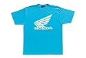 ホンダ：Tシャツ ウイング ターコイズ 0SYTN-M5B トラベルバッグ付 / カラー：ターコイズ / サイズ：M