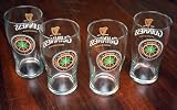 Set 4 Guinness beer 20 oz Pub tulip glasses Shamrock