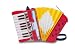 Bontempi AC17801N - Accordion, Akkordeon mit 17 Tasten und 6 Bässen