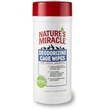 Nature's Miracle Deodorizing Cage Wipes for Small Animals (5179)