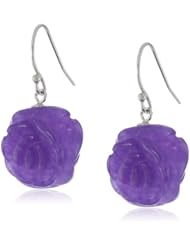 Sterling Silver Flower Drop Earrings