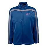 NFL Men's Buffalo Bills Full Zip Viper Fleece Jacket (Dark Royal/Gunmetal, Medium)